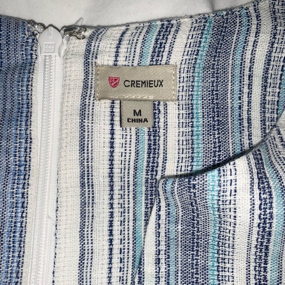 New tags CREMIEUX. Linen shift dress Women’s size Medium 10 - Picture 8 of 8